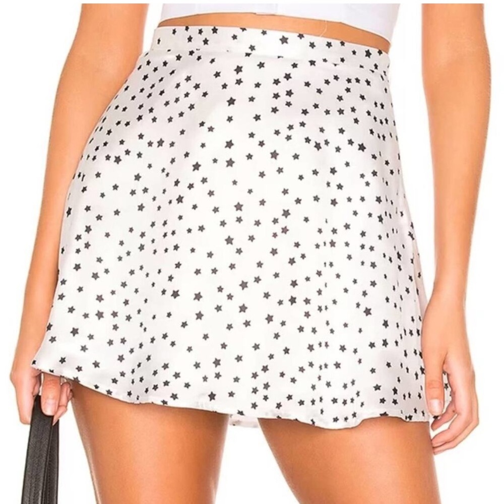 Revolve superdown About Us Jaime NWT Skater Skirt Star Print